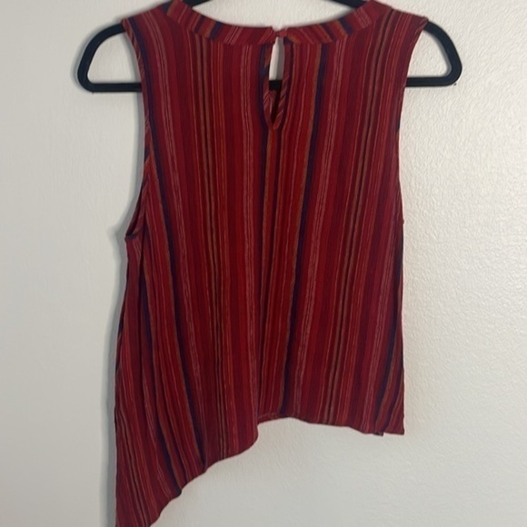 Monteau top Large red bohemian top - Picture 5 of 5